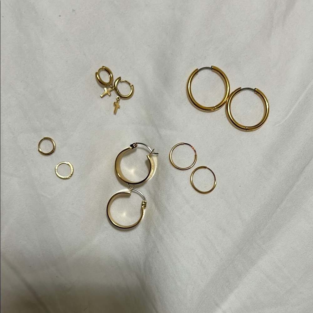 Gold Hoops Bundle
